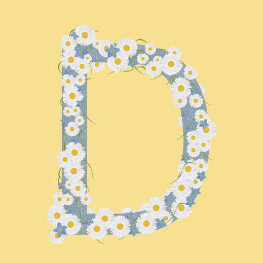 Wild Flowers Letter D