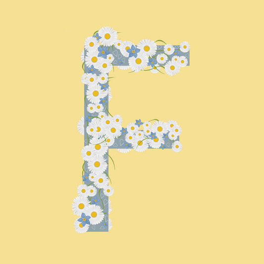 Wild Flowers Letter F
