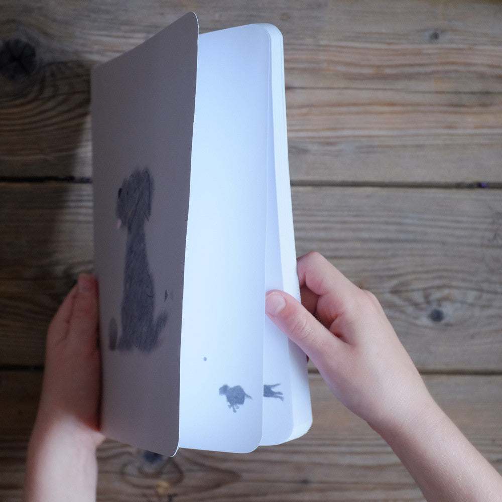 Notebook flip animation