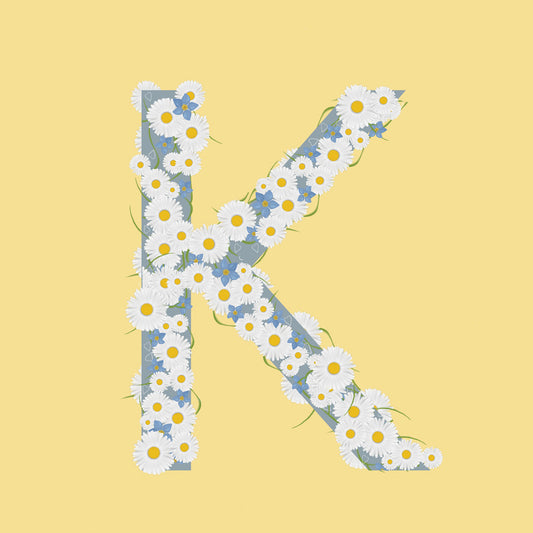 Wild Flowers Letter K