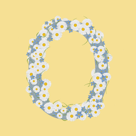 Wild Flowers Letter O