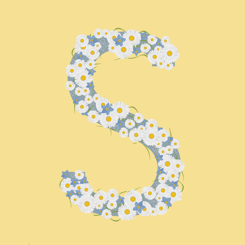 Wild Flowers Letter S