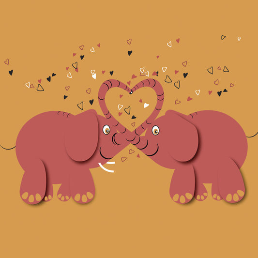 Kissing Elephants