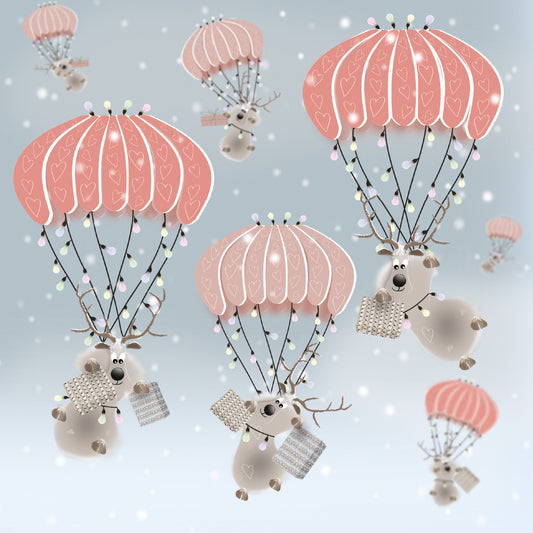 Raining Dear | Cute and quirky animal themed greetings card