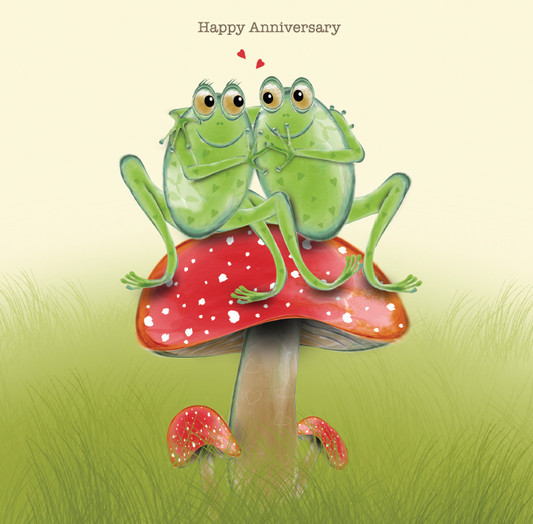 Frog Snog Happy Anniversary